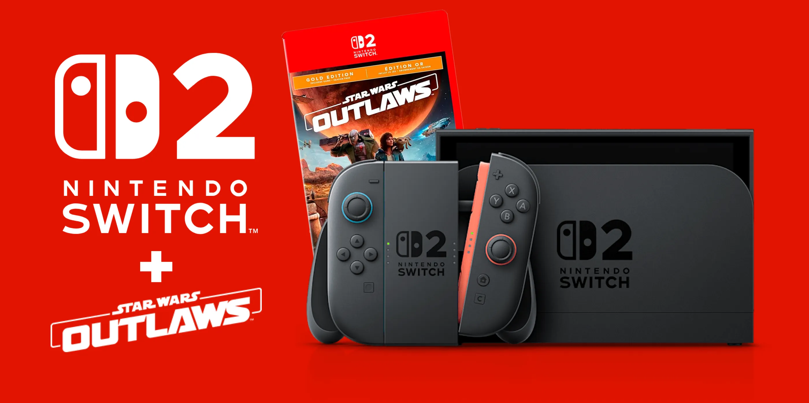 Nintendo | Nintendo Switch 2 + Star Wars Outlaws Edição Gold