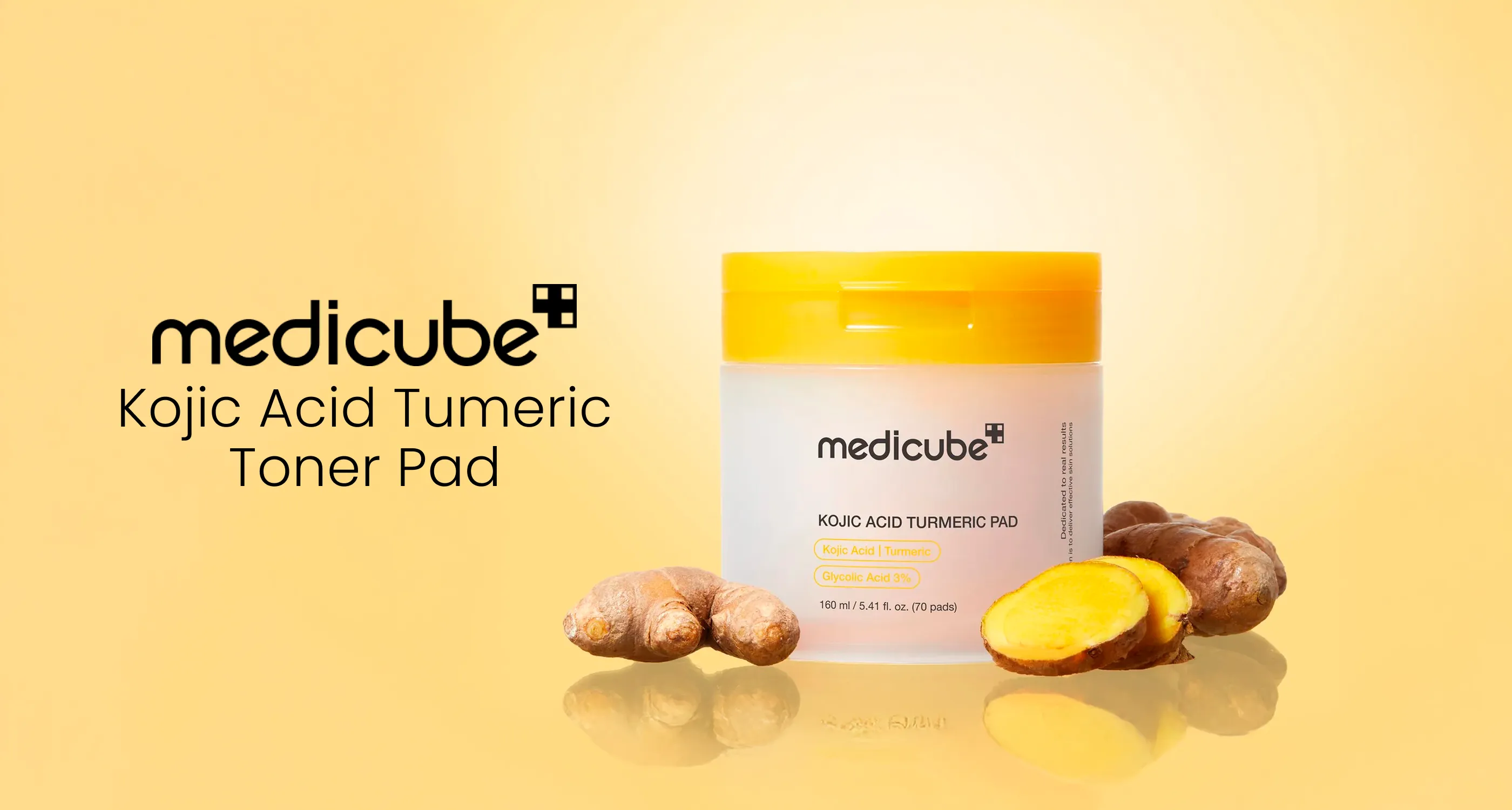 Medicube | Kojic Acid Tumeric Toner Pad