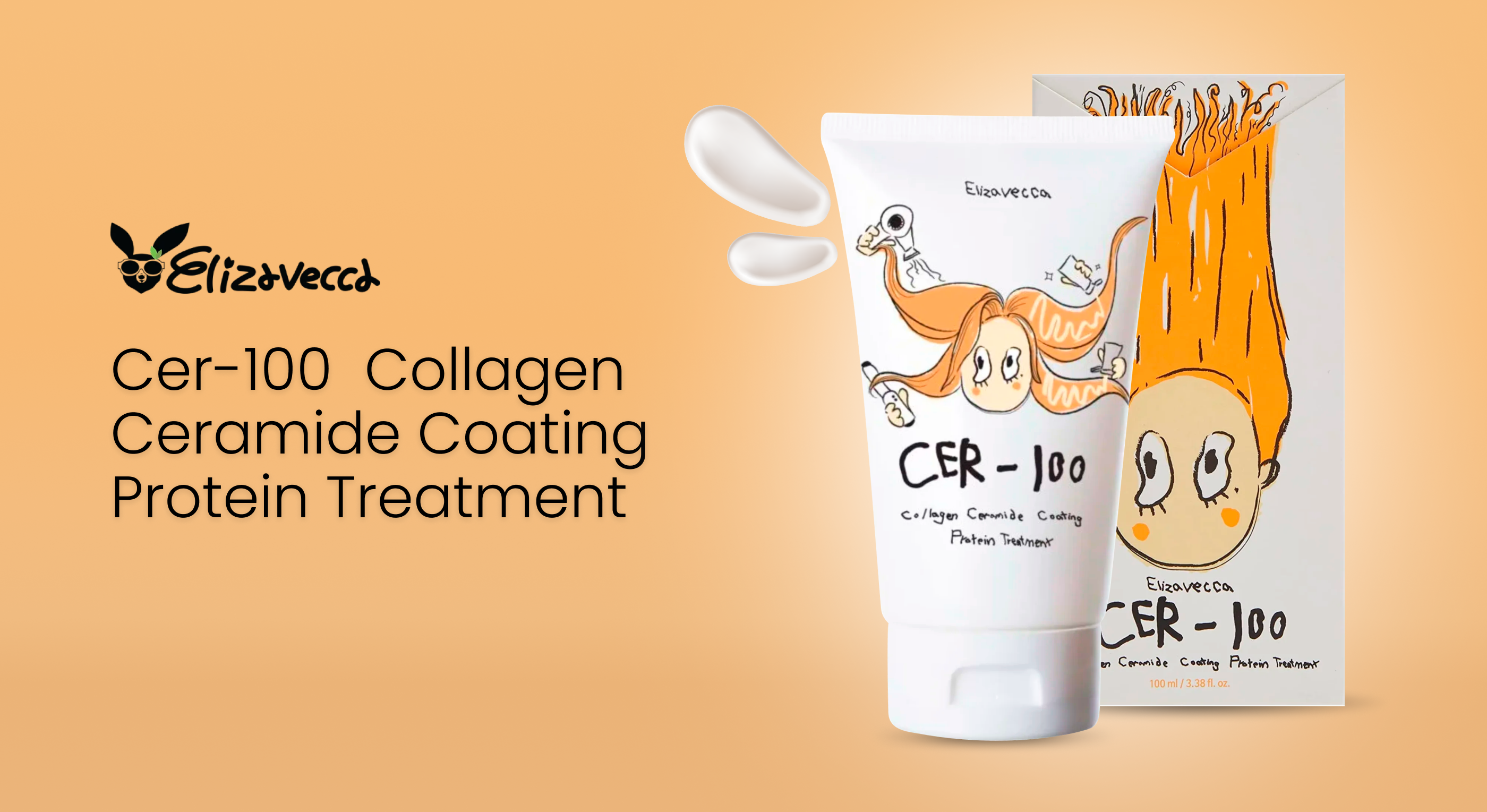 Cer-100 Collagen Ceramide Coating Protein Treatment