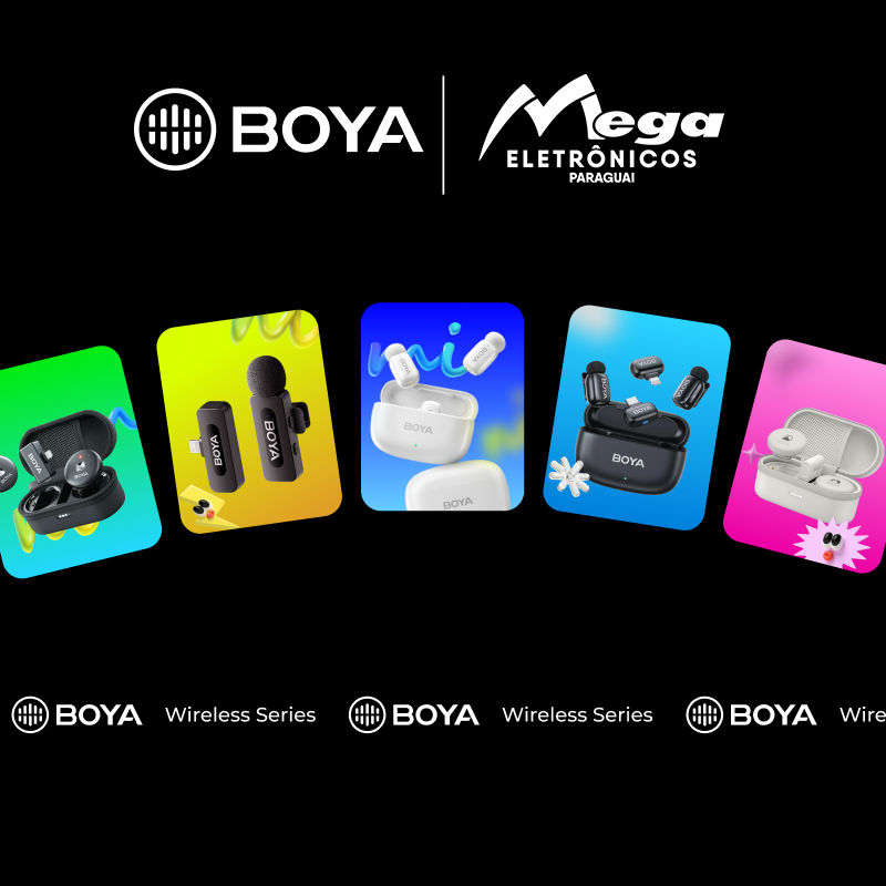 Boya | Wireless Series | Crie. Grave. Conecte.