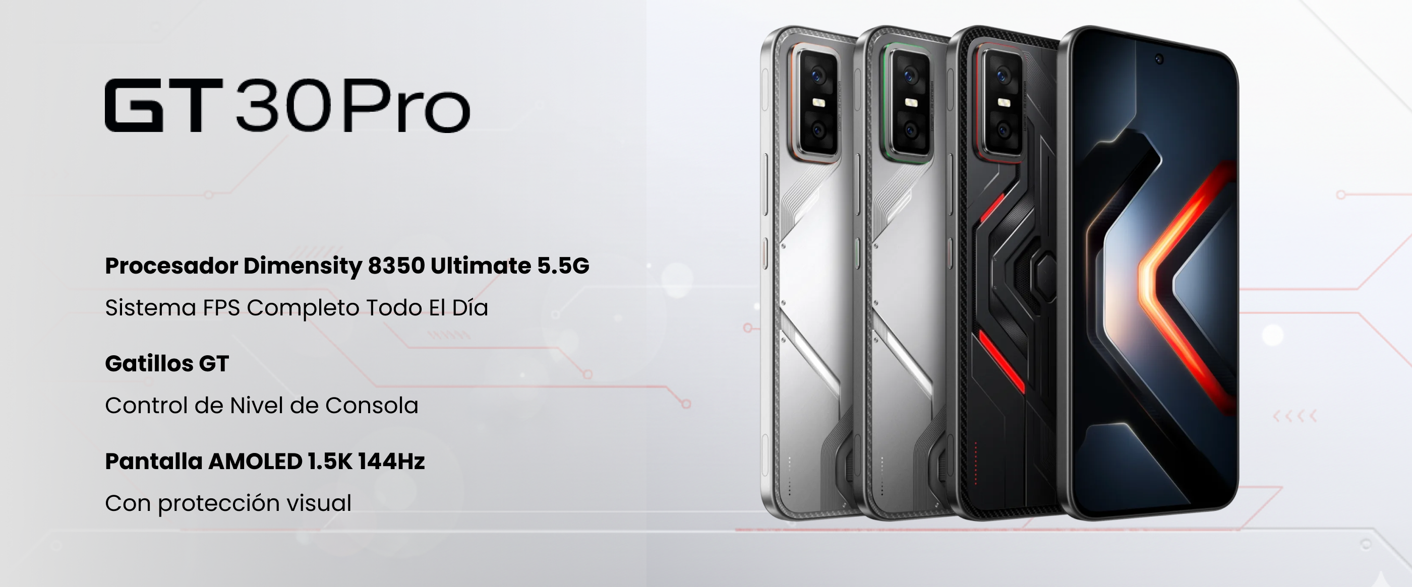 GT 30Pro | Teléfono Gaming Oficial