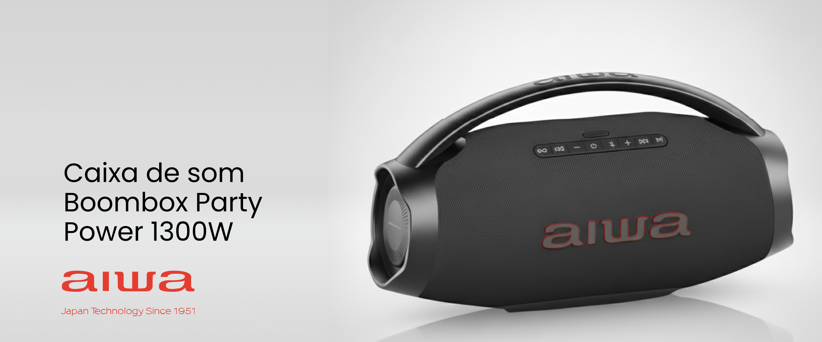 Caixa de Som Boombox AWH51BT | Leve a festa contigo
