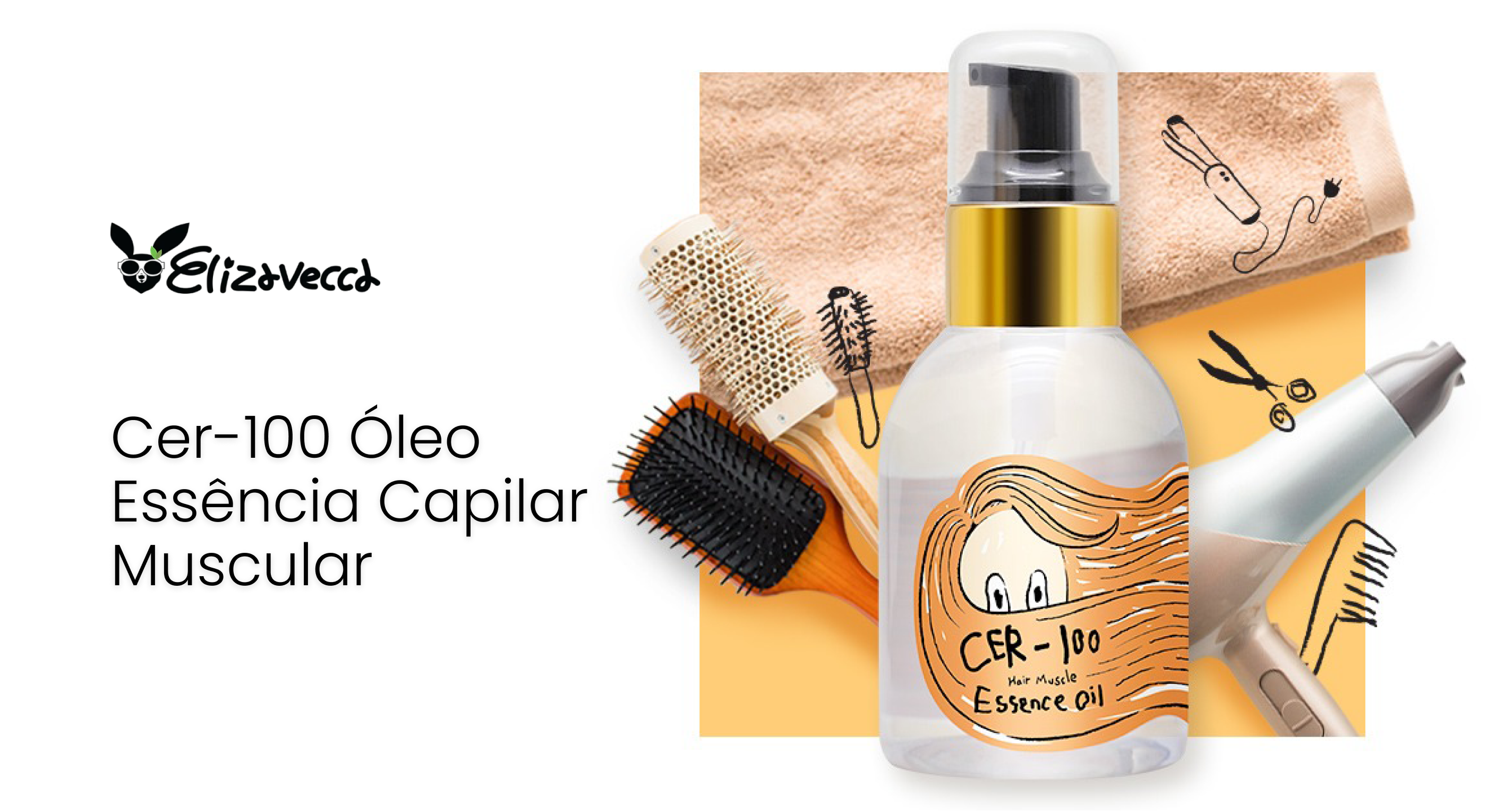 Cer-100 Óleo Essência Capilar Muscular