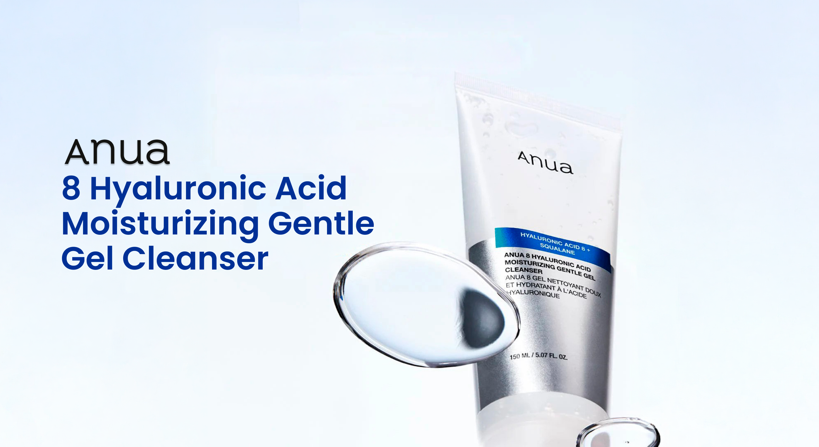 8 Hyaluronic Acid Moisturizing Gentle Gel Cleanser