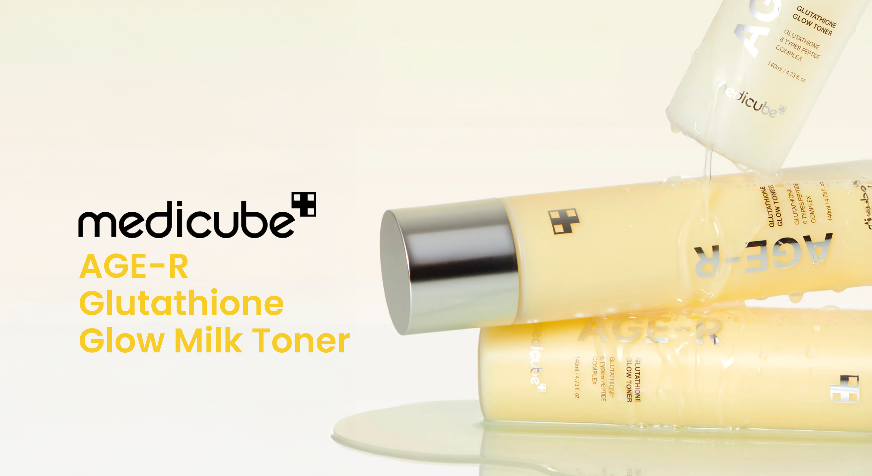 Medicube Age-R Glutathione Glow Milk Toner
