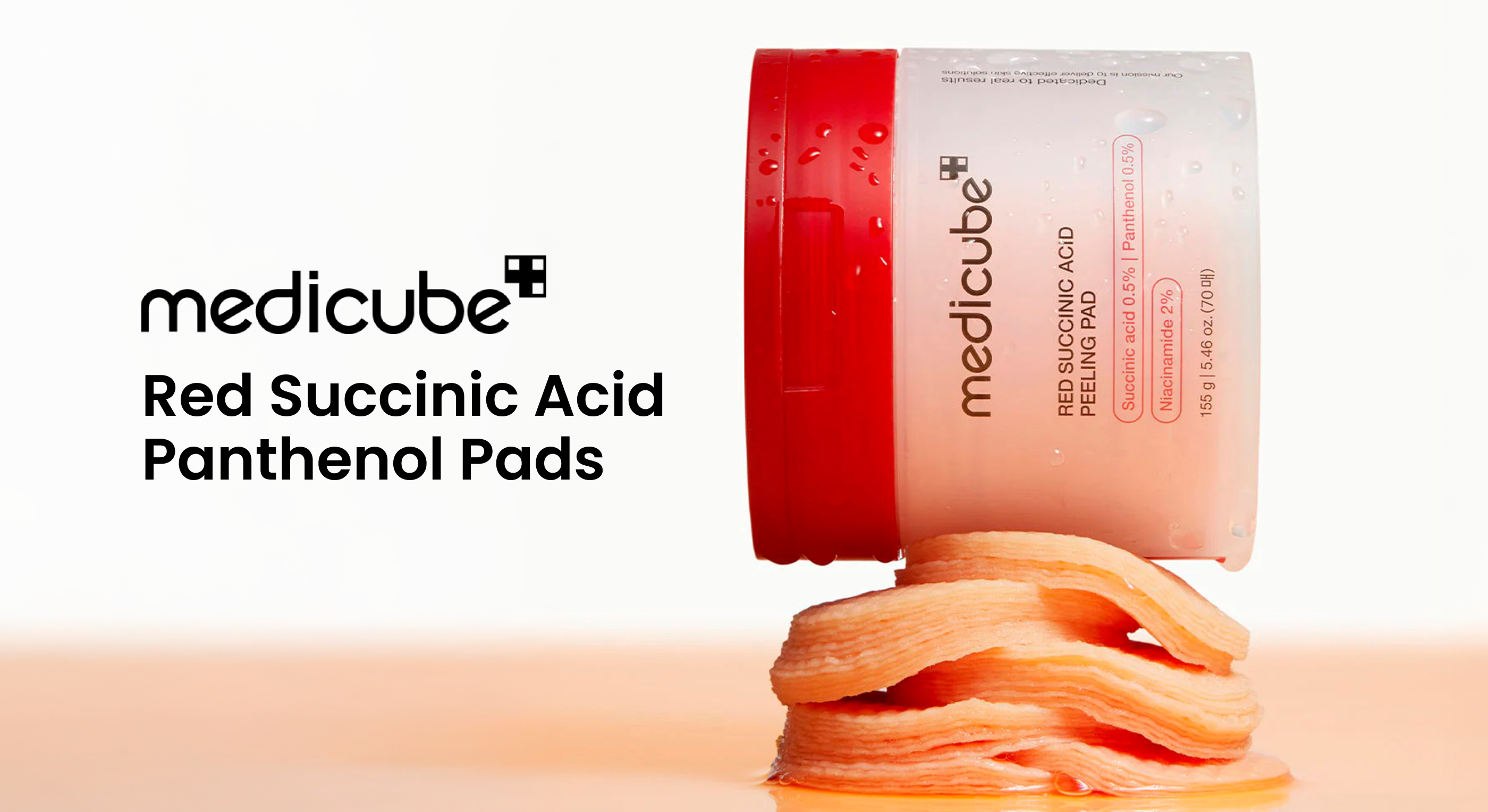 Medicube Red Succinic Acid Panthenol Pads