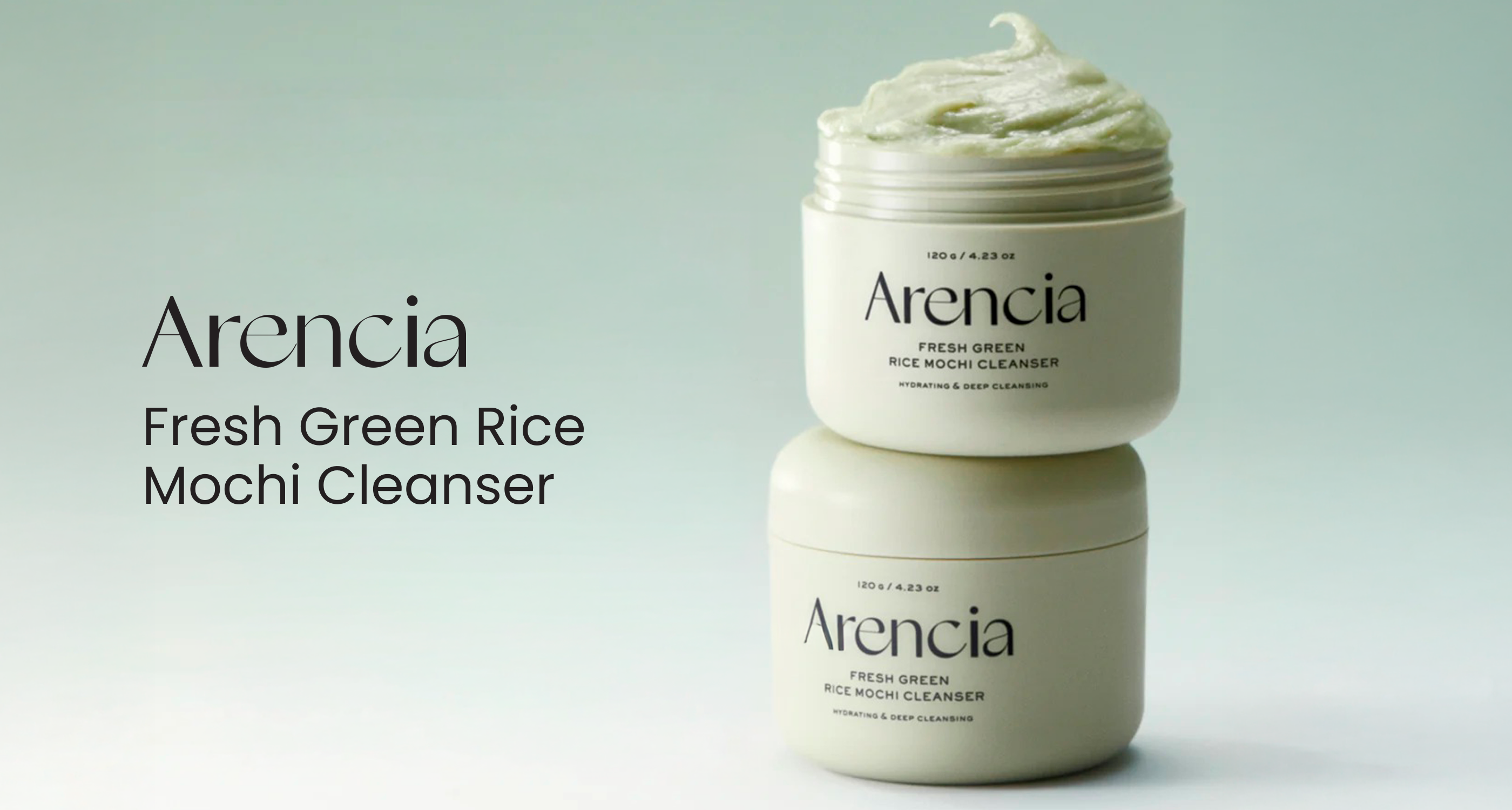 Arencia | Fresh Green Rice Mochi Cleanser