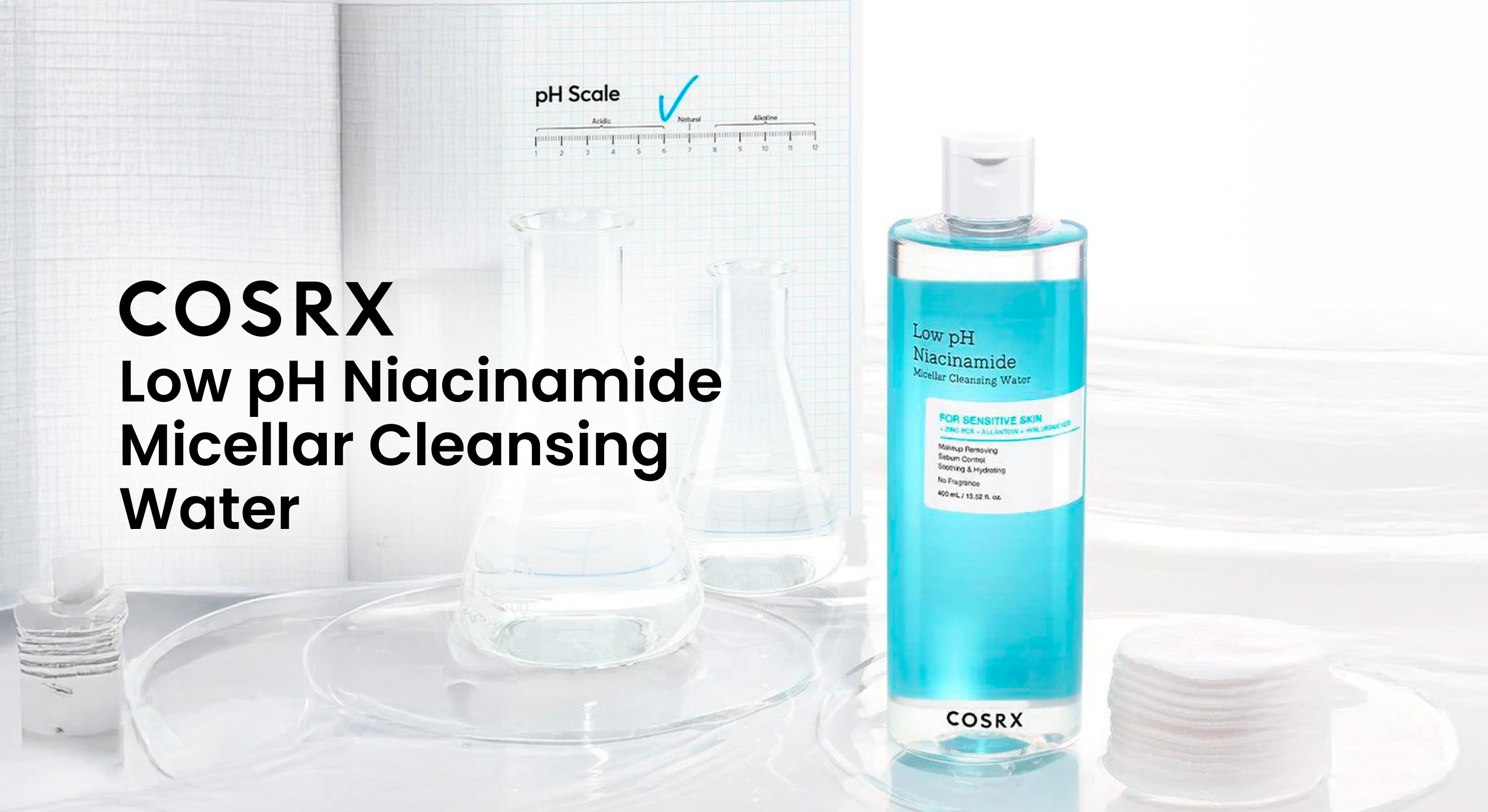 COSRX | Low pH Niacinamide Micellar Cleansing Water