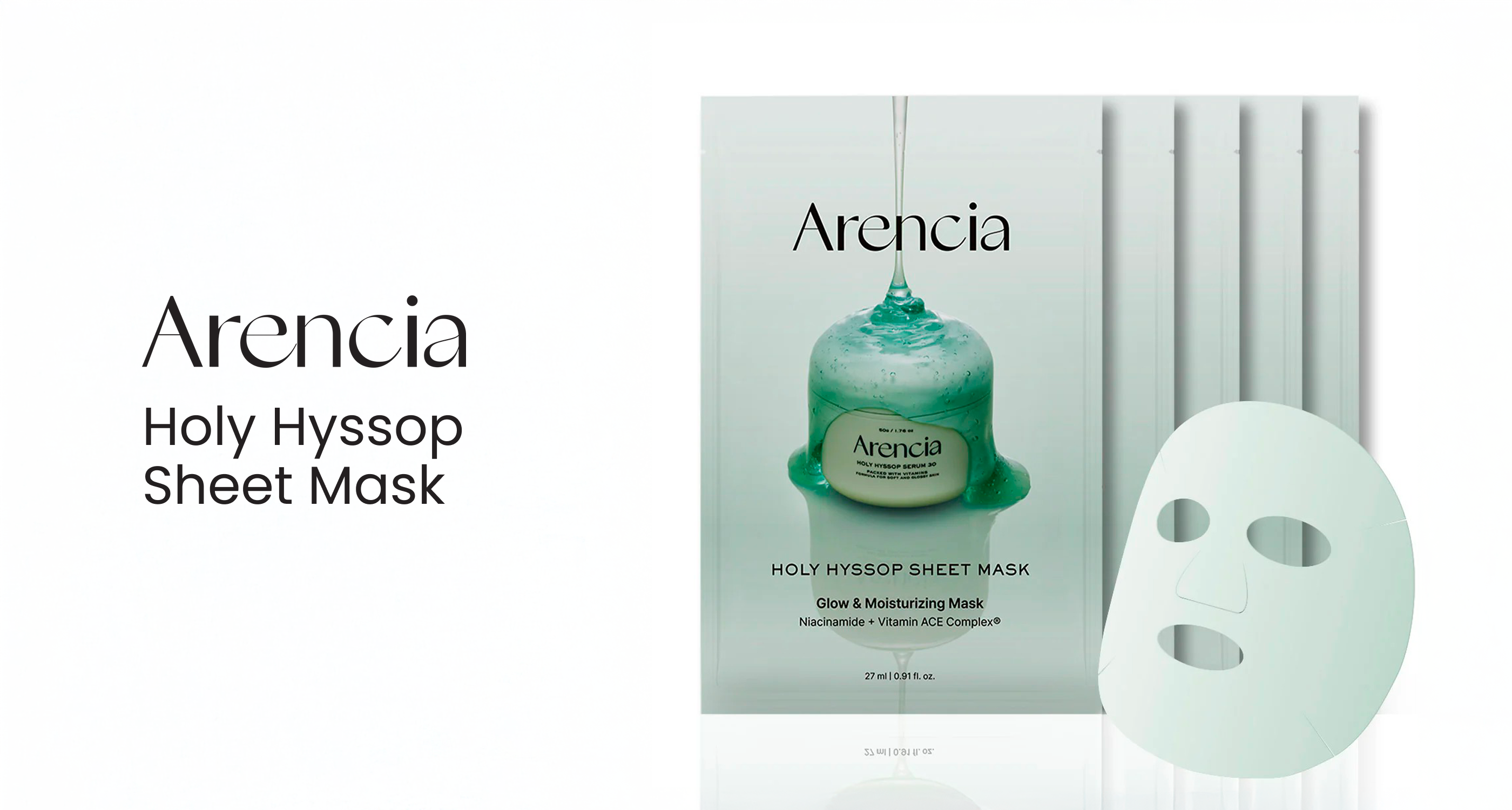 Arencia | Holy Hyssop Sheet Mask