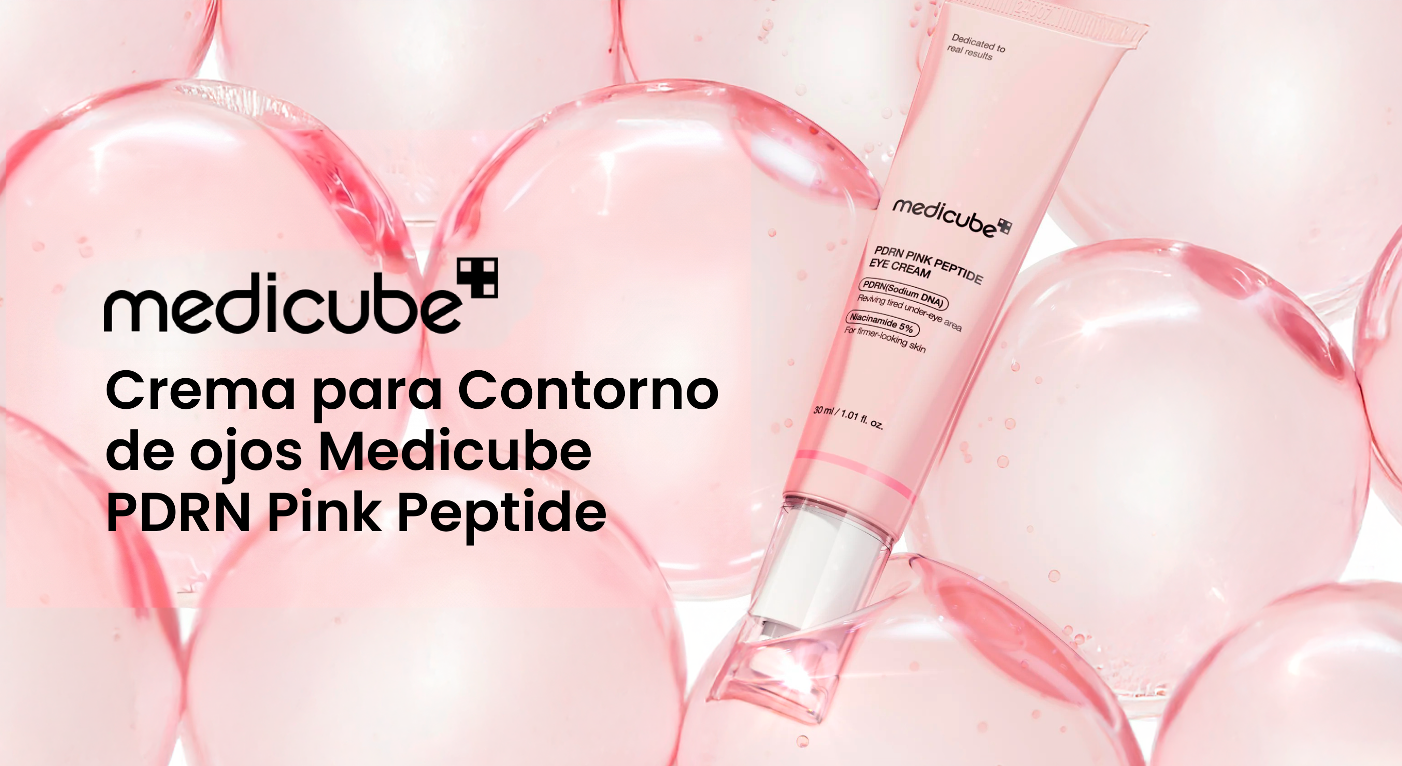 Medicube Crema para contorno de Ojos PDRN Pink Peptide