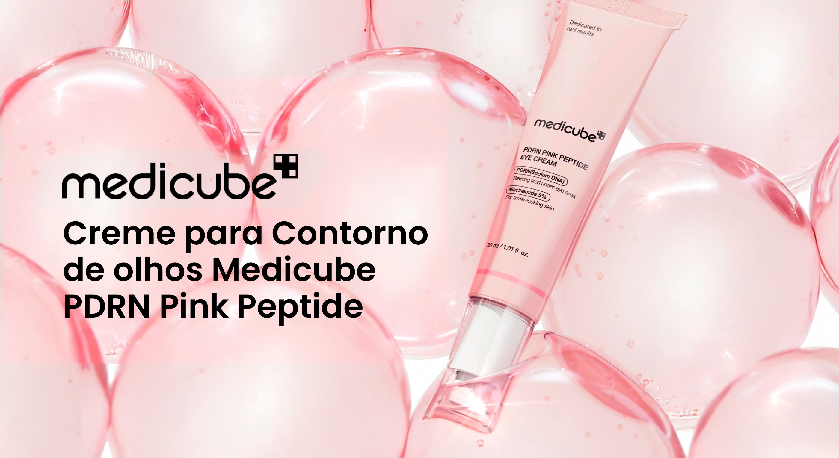 Medicube Creme para contorno dos Olhos PDRN Pink Peptide