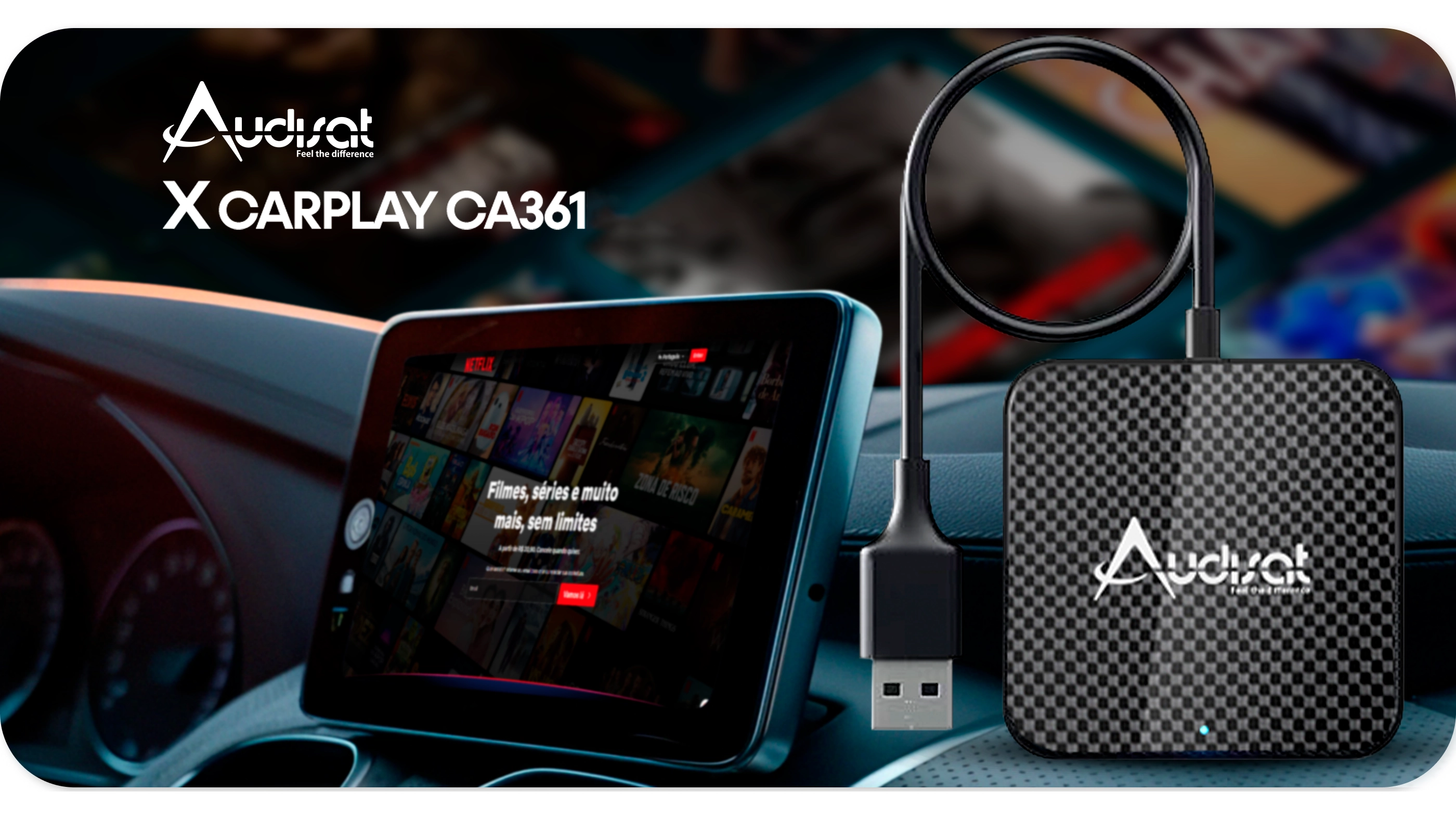 XCarplay CA361 | Diversão inteligente em cada trajeto