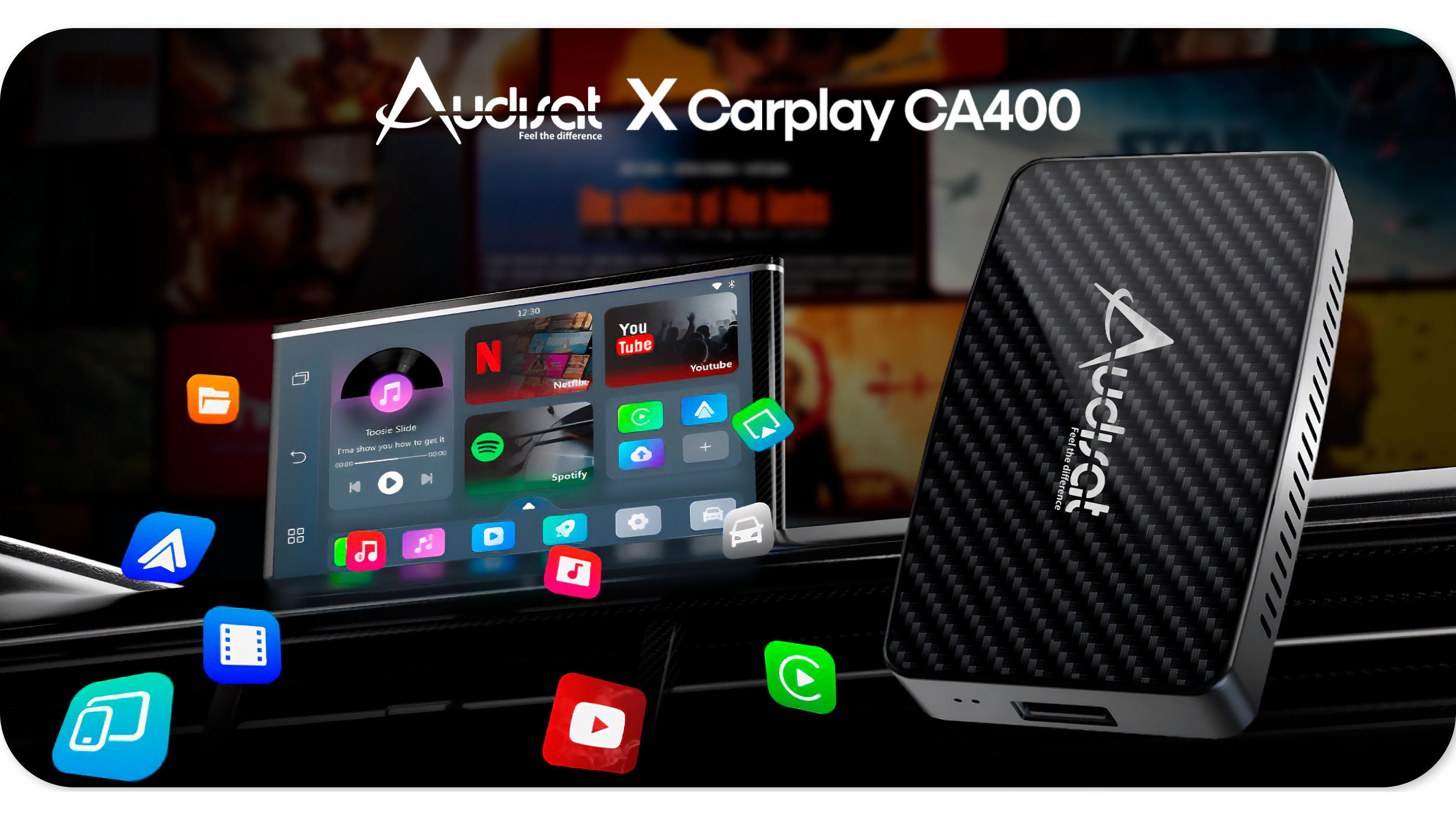 XCarplay CA400 | Entretenimiento total en cada viaje