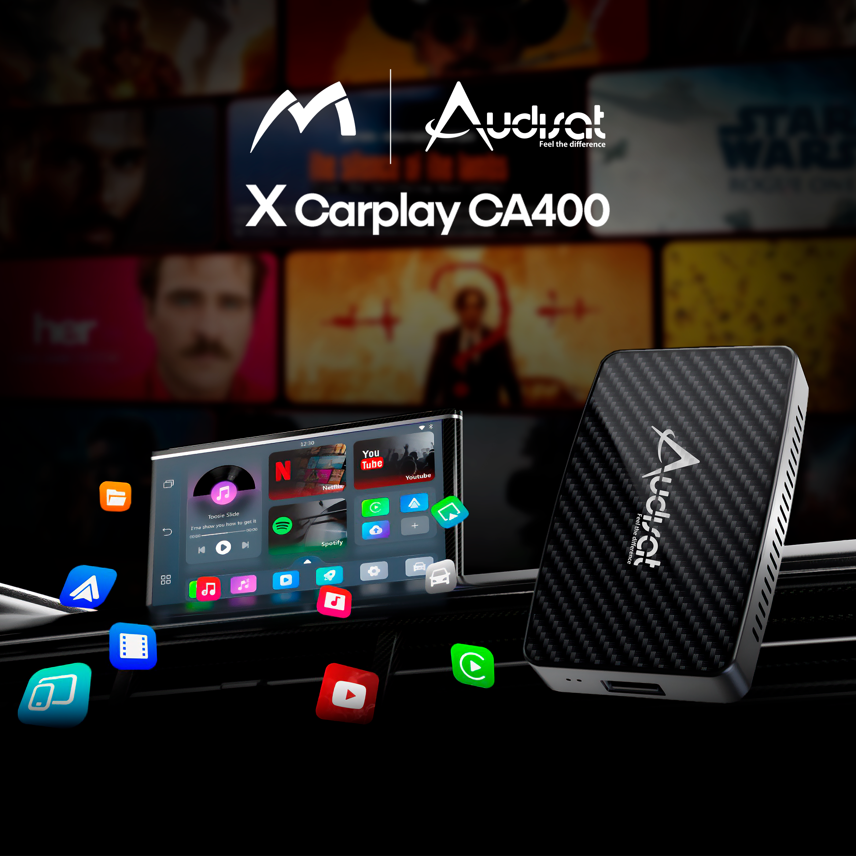 XCarplay CA400 | Entretenimiento total en cada viaje