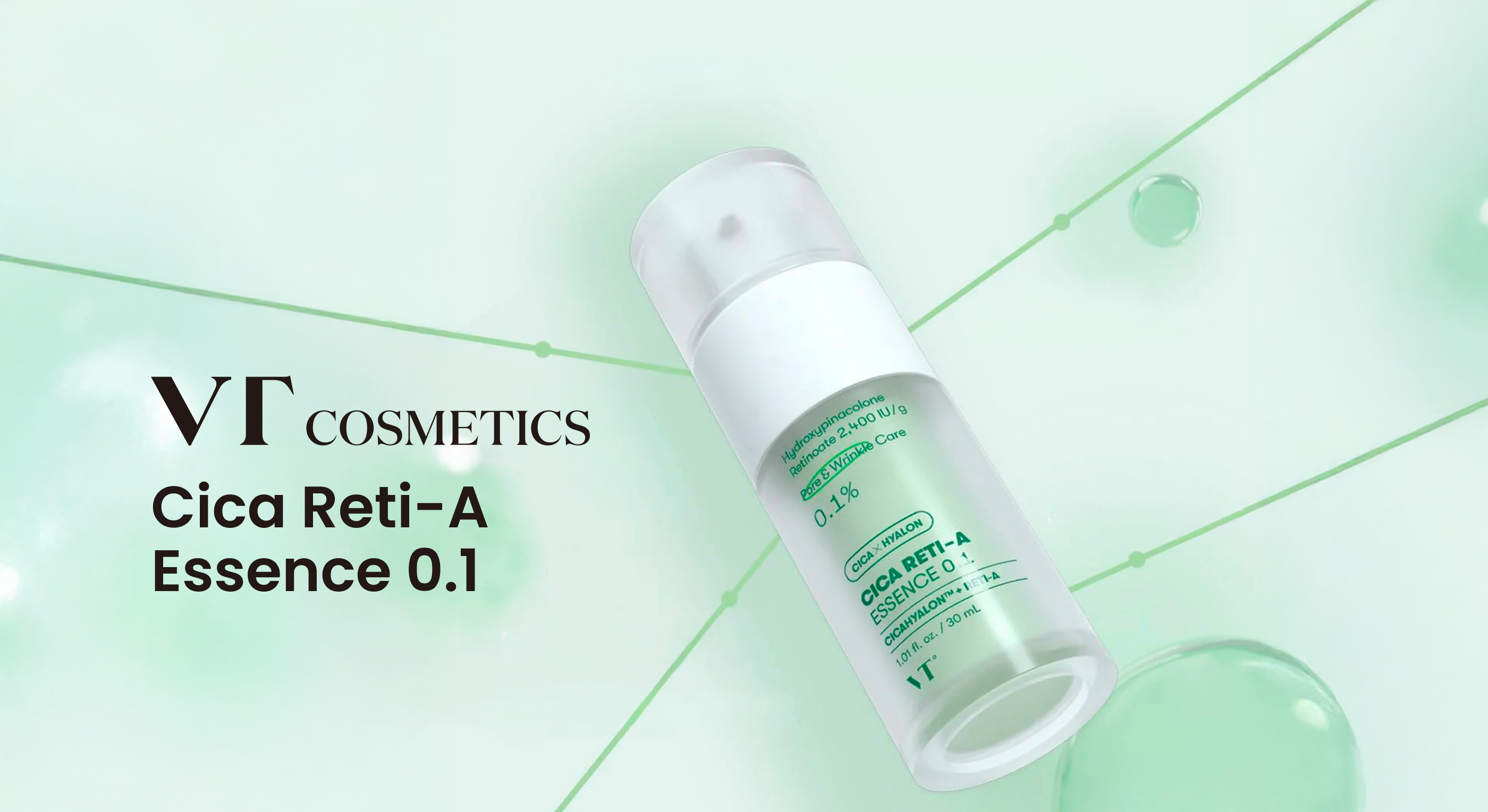 VT Cosmetics | Cica Reti-A Essence 0.1
