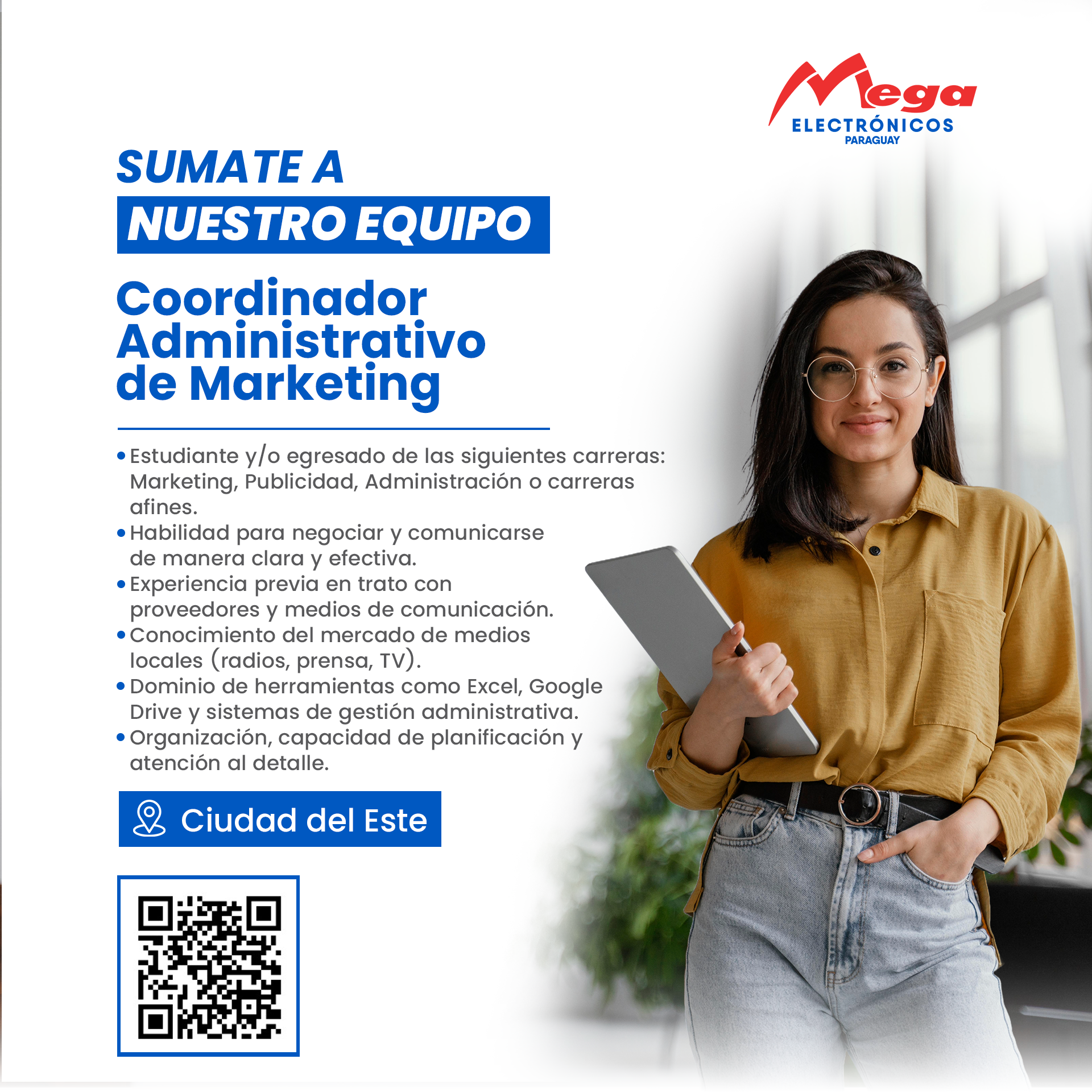 Coordinadora de mkt