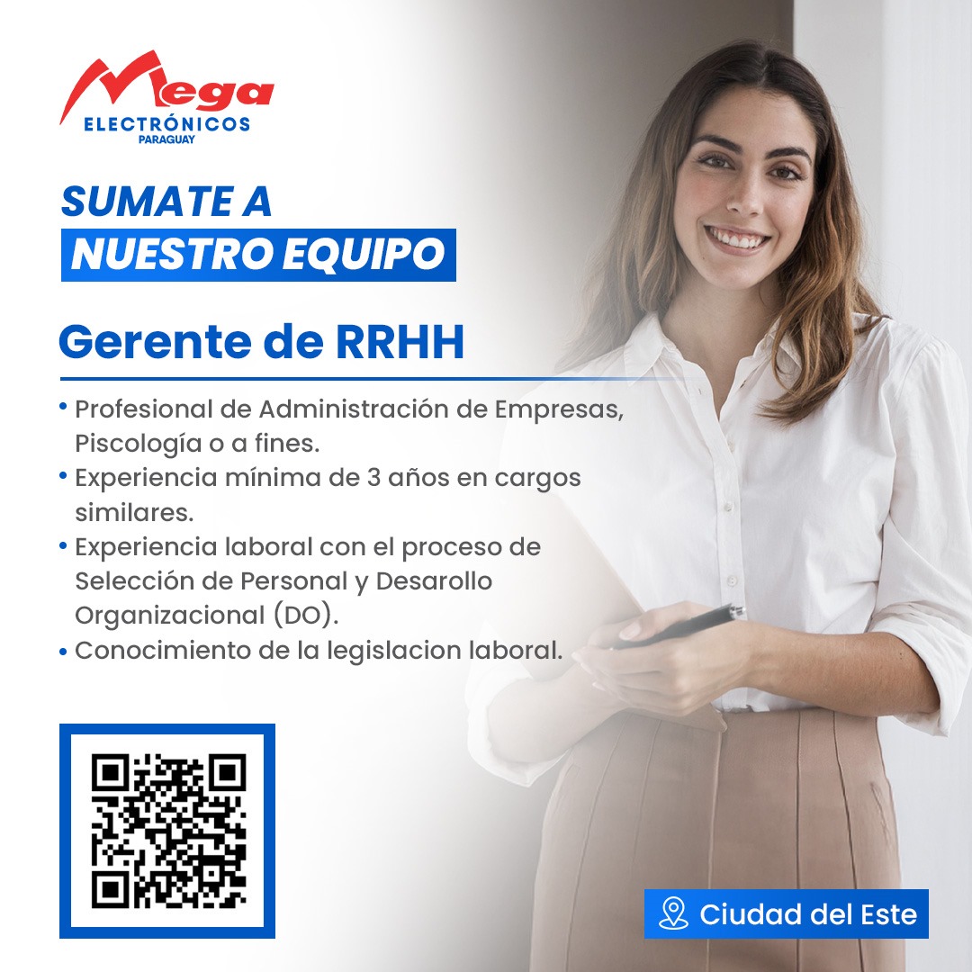 Gerente RRHH PY