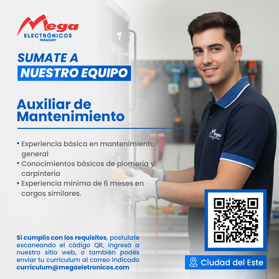 Auxiliar de Mantenimiento