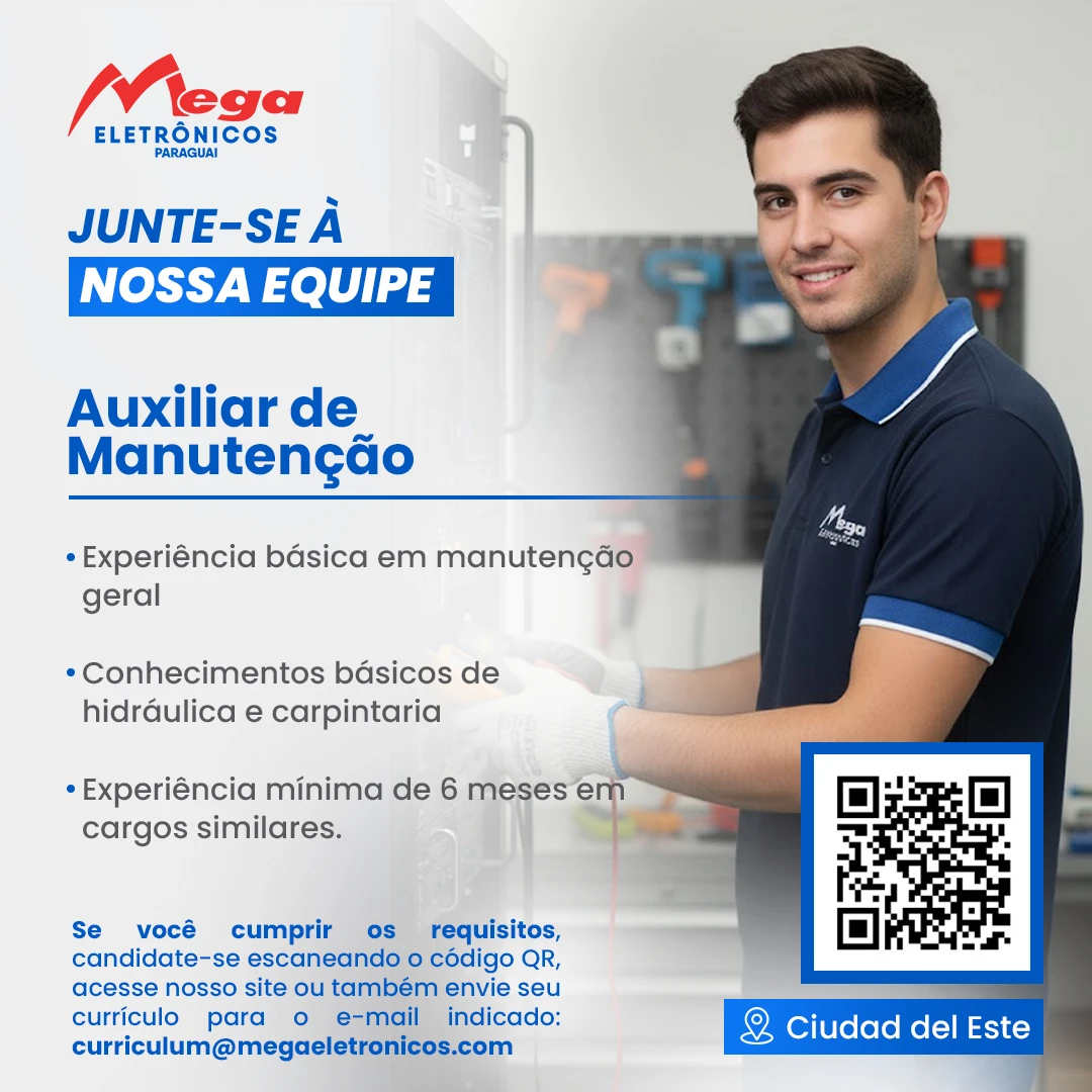 Auxiliar de Mantenimiento BR