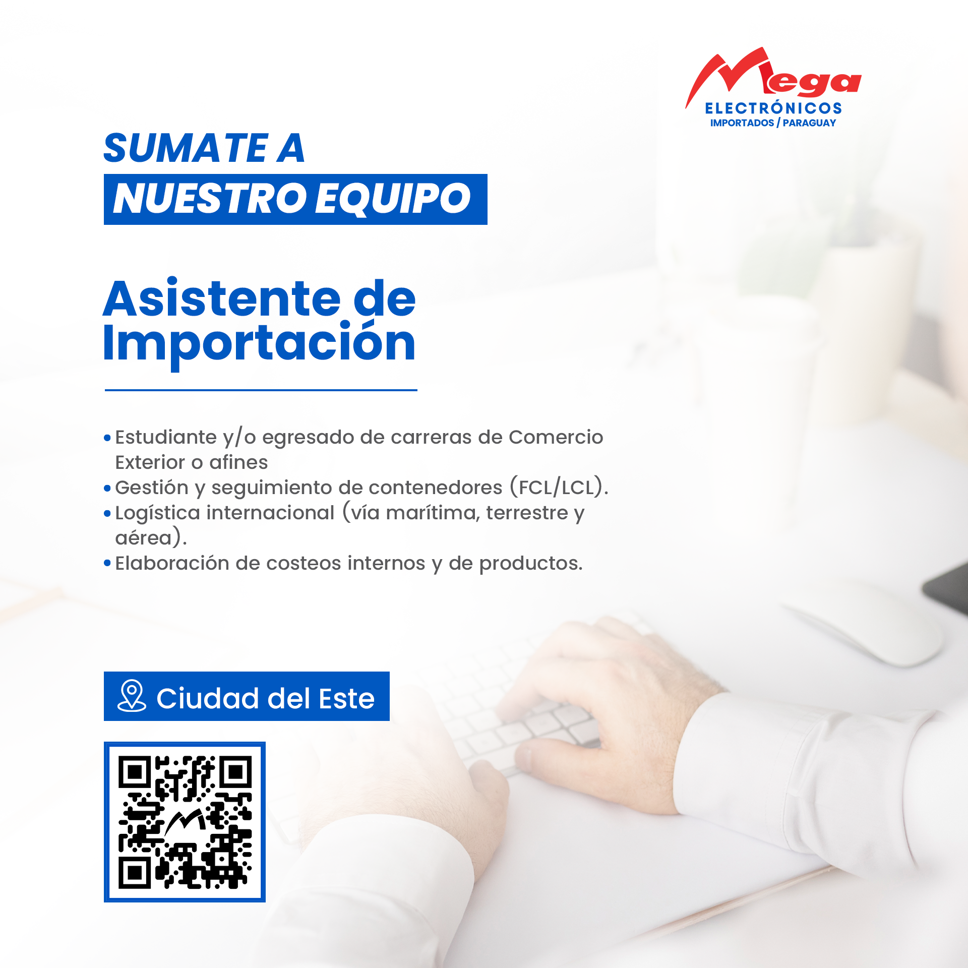 Auxiliar de Importación PY
