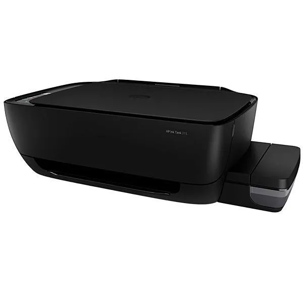 Impressora Multifuncional HP Ink Tank 315 3 em 1 Bivolt - Preta