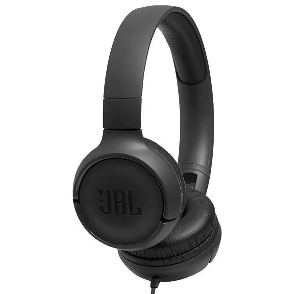 FONE JBL T500 TUNE C/MICROFONE ARCO PRETO