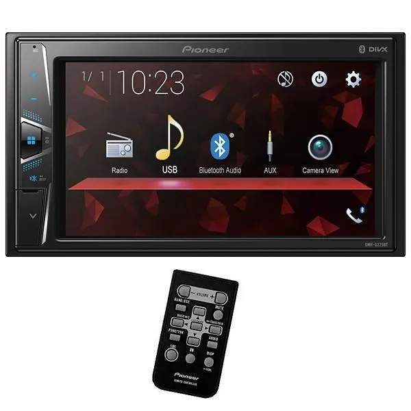 MULT MID PIONEER DMH-G225BT 6.2" ANDROID BLUETOOTH USB PRETO