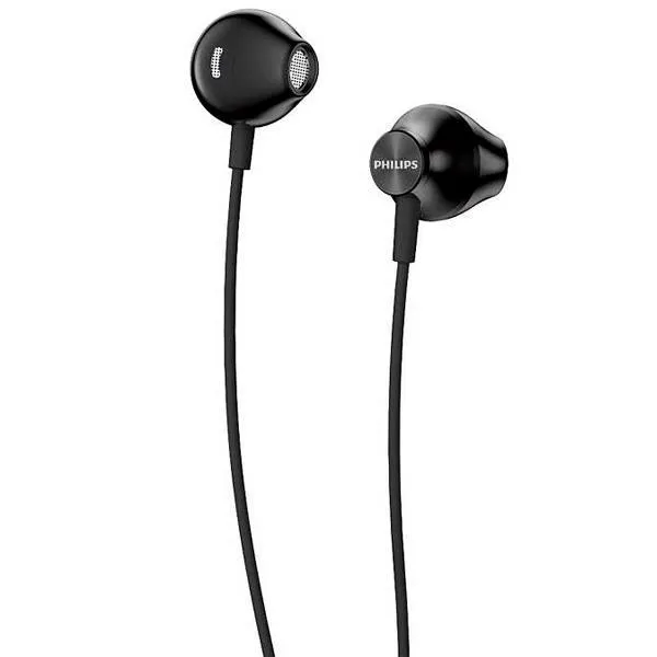 Auriculares Philips TAUE100BK/00 con Cable de 1 Metro - Negro