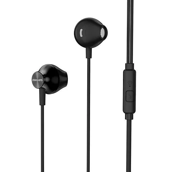 FONE PHILIPS TAUE101BK C/MICROFONE PEQUENO PRETO SG