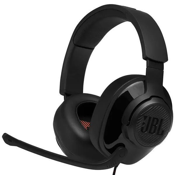 FONE JBL QUANTUM 200 GAMING C/MICROFONE ARCO PRETO