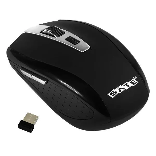 MOUSE SATELLITE A-35G WIRELESS OPTICO PRETO