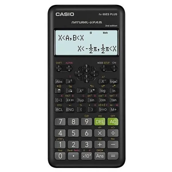 CALCULADORA CASIO FX-95ES PLUS 2ND EDITION ESPANHOL PRETO SG
