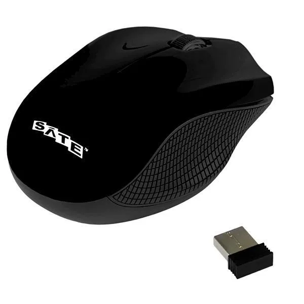 MOUSE SATELLITE A-69G WIRELESS OPTICO PRETO