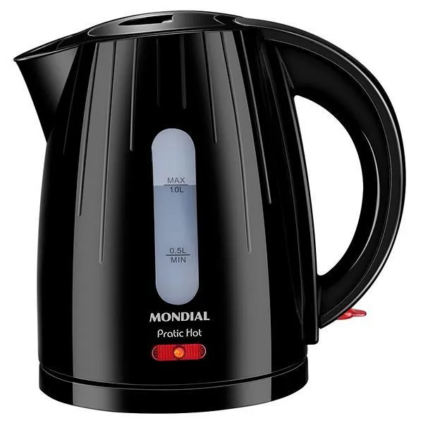 JARRA ELETRICA MONDIAL CE07 1LITRO 220V/50/60HZ PRETO