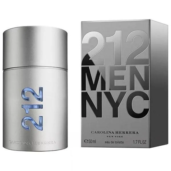 PERFUME MASCULINO CAROLINA HERRERA 212 MEN NYC EDT  50ML (896259)