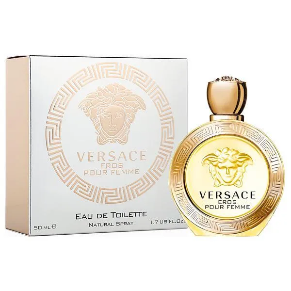 Perfume Versace Eros Pour Femme Eau de Toilette Feminino 50 ml