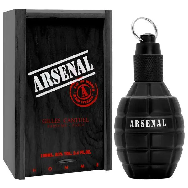 PERFUME MASCULINO GILLES CANTUEL ARSENAL BLACK EDP 100ML (320339)