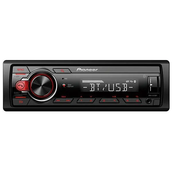 TOCA RADIO PIONEER MVH-S215BT BLUETOOTH USB ANDROID AUXILIAR PRETO
