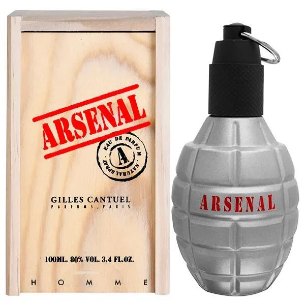 PERFUME MASCULINO GILLES CANTUEL ARSENAL GREY EDP 100ML (320230)