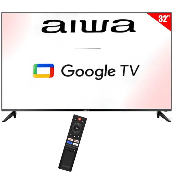 TV  AIWA 32" AW32B4SM SMART(1ANO GARANTIA)HD BT AND/GOOGLE TV+CONVERSO