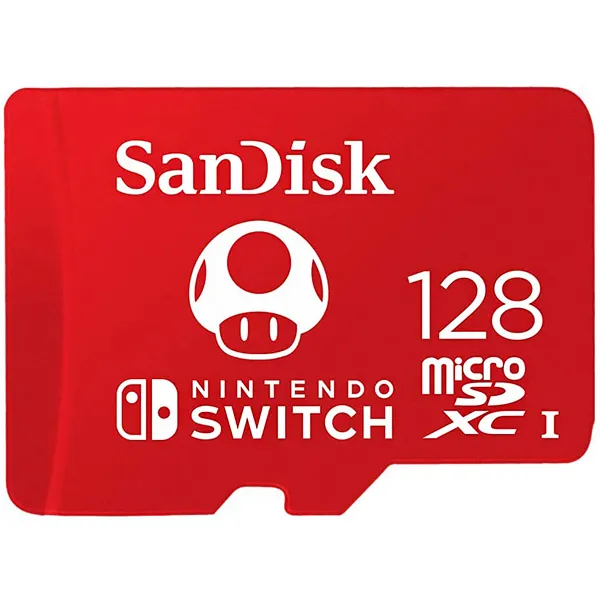 Tarjeta de Memoria Micro SD de 128GB SanDisk SDSQXAO-128G-GNCZN para Nintendo Switch