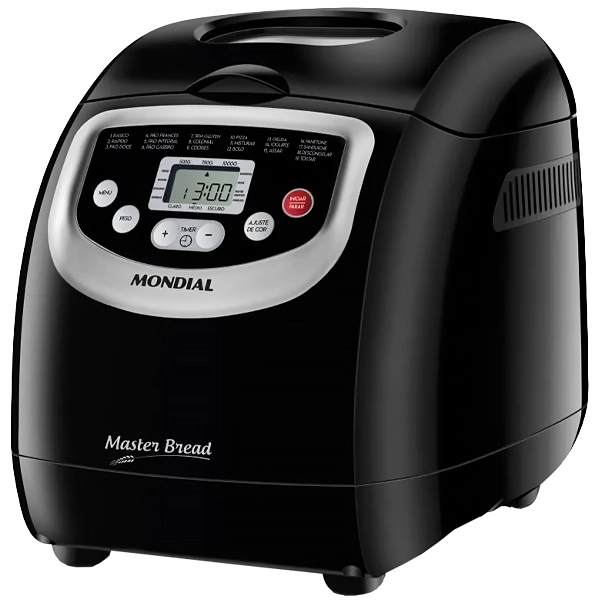 Panificadora Mondial Master Bread NPF-53 700 watts 220V ~ 50/60 Hz - Preta