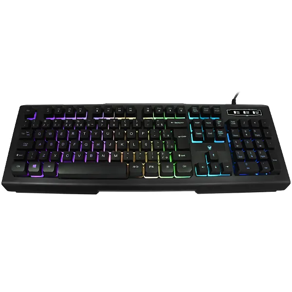 TECLADO SATELLITE AK-840 USB GAMING PORTUGUES PRETO
