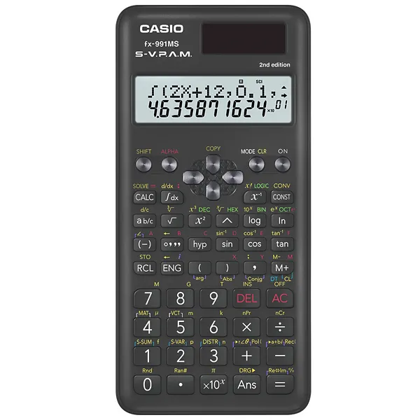 CALCULADORA CASIO FX-991MS 2ND EDITION ESPANHOL PRETO SG