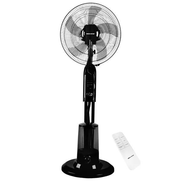 VENTILADOR MEGASTAR FAN22 C/UMIDIFICADOR 75WATTS 220V/50/60HZ PRETO