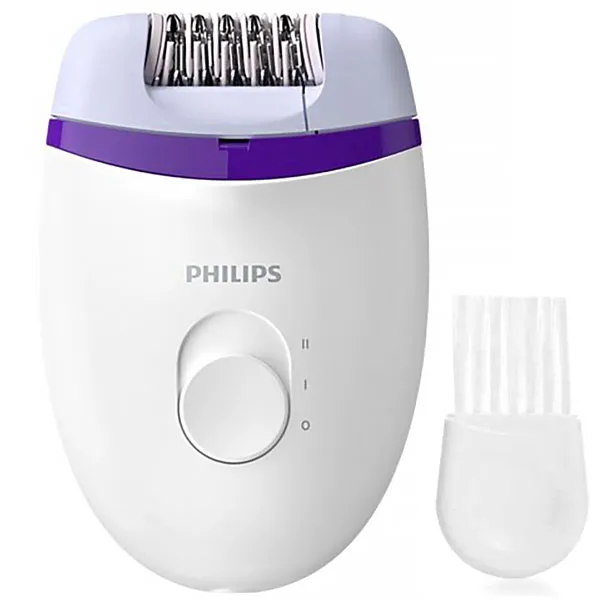 DEPILADOR PHILIPS BRE-225 C/FIO 2V BRANCO/ROXO