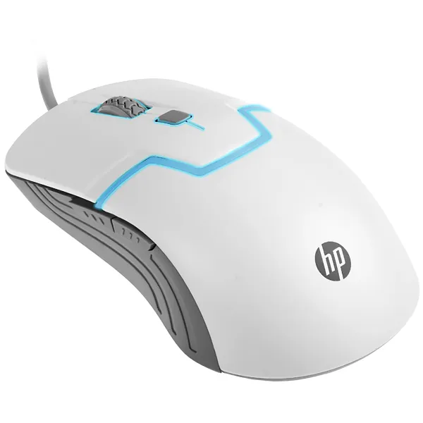 MOUSE HP M100S USB OPTICO GAMING BRANCO