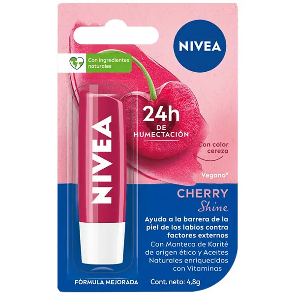 Protetor Labial NIVEA Cherry Shine 4.8 g