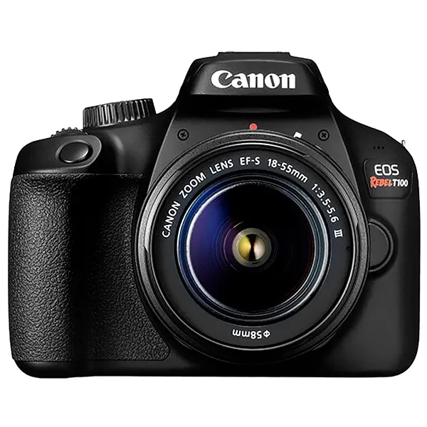 CAMERA CANON REBEL T100 WIFI 18-55 III KIT PRETO