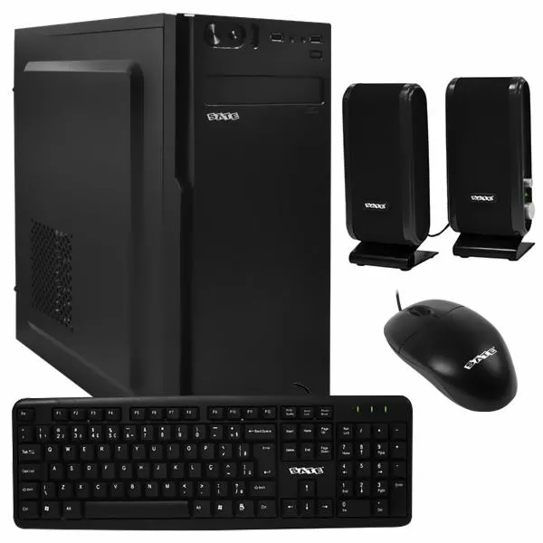 GABINETE SATELLITE K-702 SPEAKER+MOUSE+TECLADO ESPANHOL PRETO